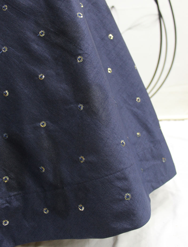 Blue Women Anarkali Ethnic Party Wear Wedding Gown