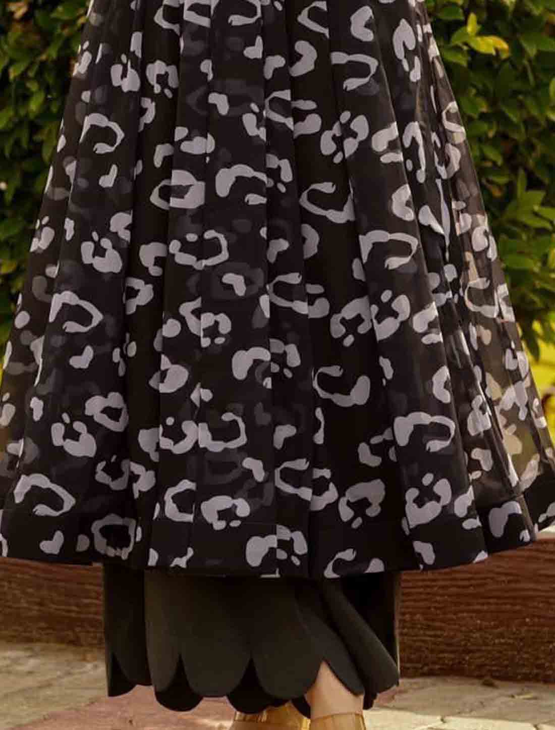 Women Ethnic Georgette Party Wear Printed Gown