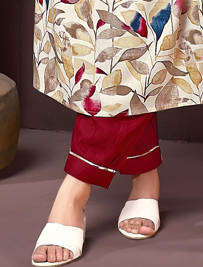 Celestial Elegance Premium Rayon Ethnic Kurta Set For Women Export with Heavy Najmin Dupatta & Pant