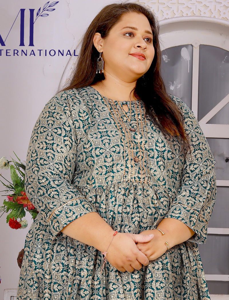 Morpich Unique Big Size Fashion Trends Premium Rayon Long Kurti For Women
