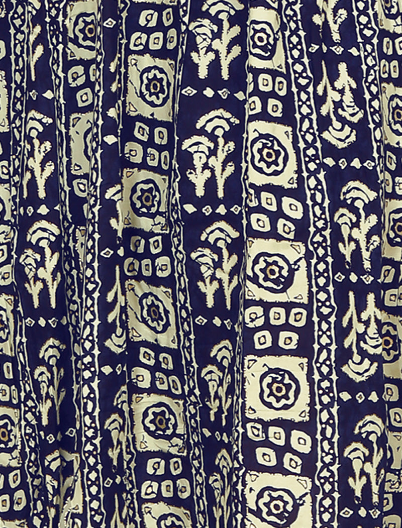 Navy Blue Unique Big Size Fashion Trends Premium Rayon Long Kurti For Women