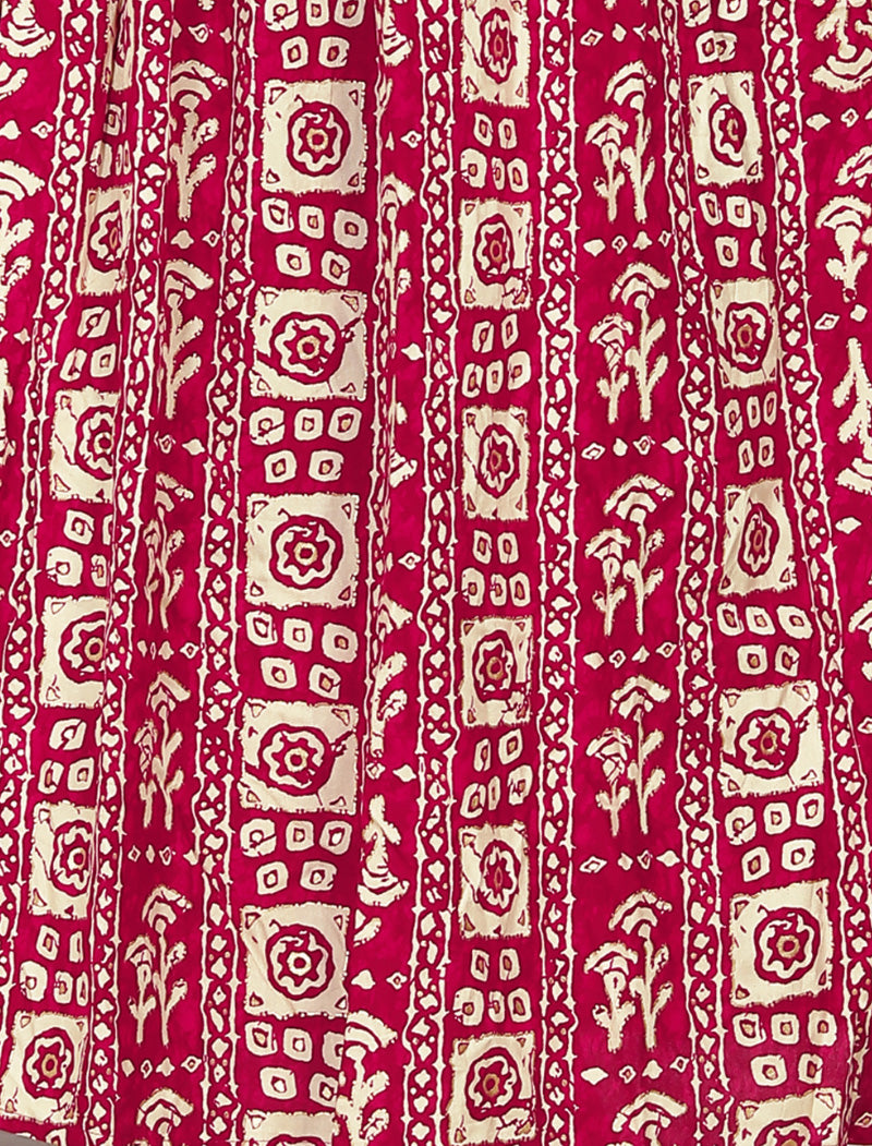 Pink Unique Big Size Fashion Trends Premium Rayon Long Kurti For Women