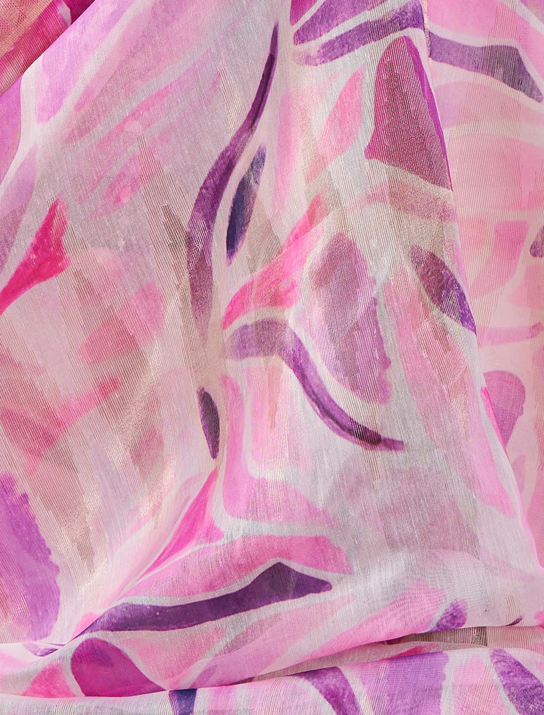 Ethnic Soft Zari Pink Based Modal Silk Saree