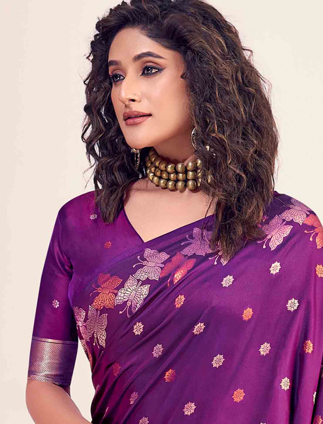 Party Wear Soft Banarasi Silk Weaving Ethnic Saree