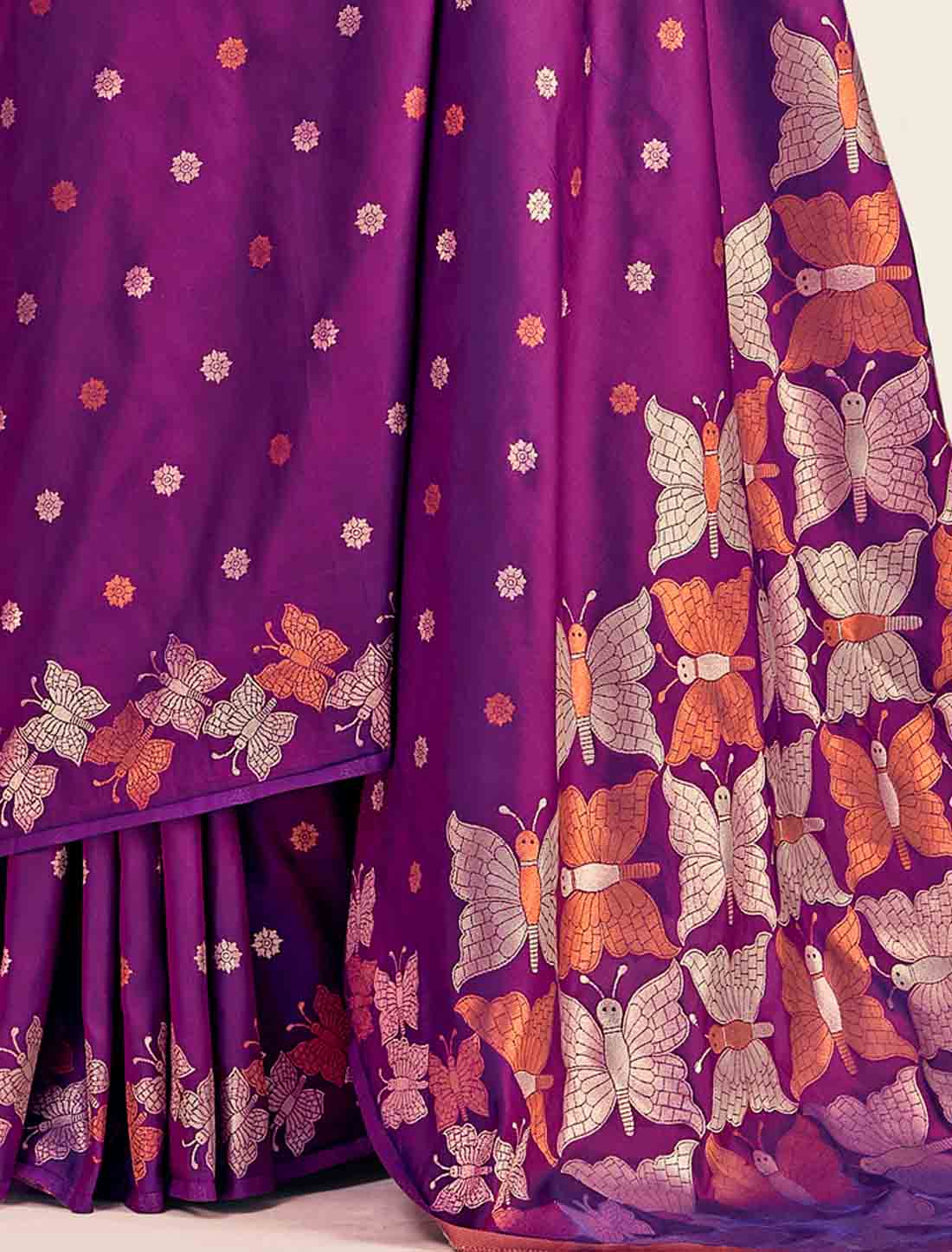 Party Wear Soft Banarasi Silk Weaving Ethnic Saree