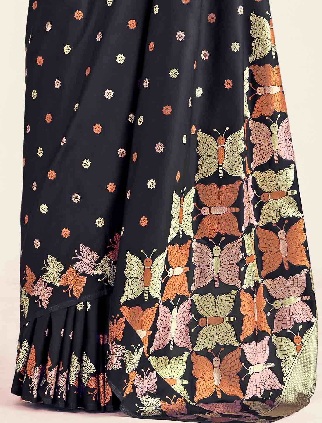 Ethnic Weaving Banarasi Soft Party Wear Silk Saree