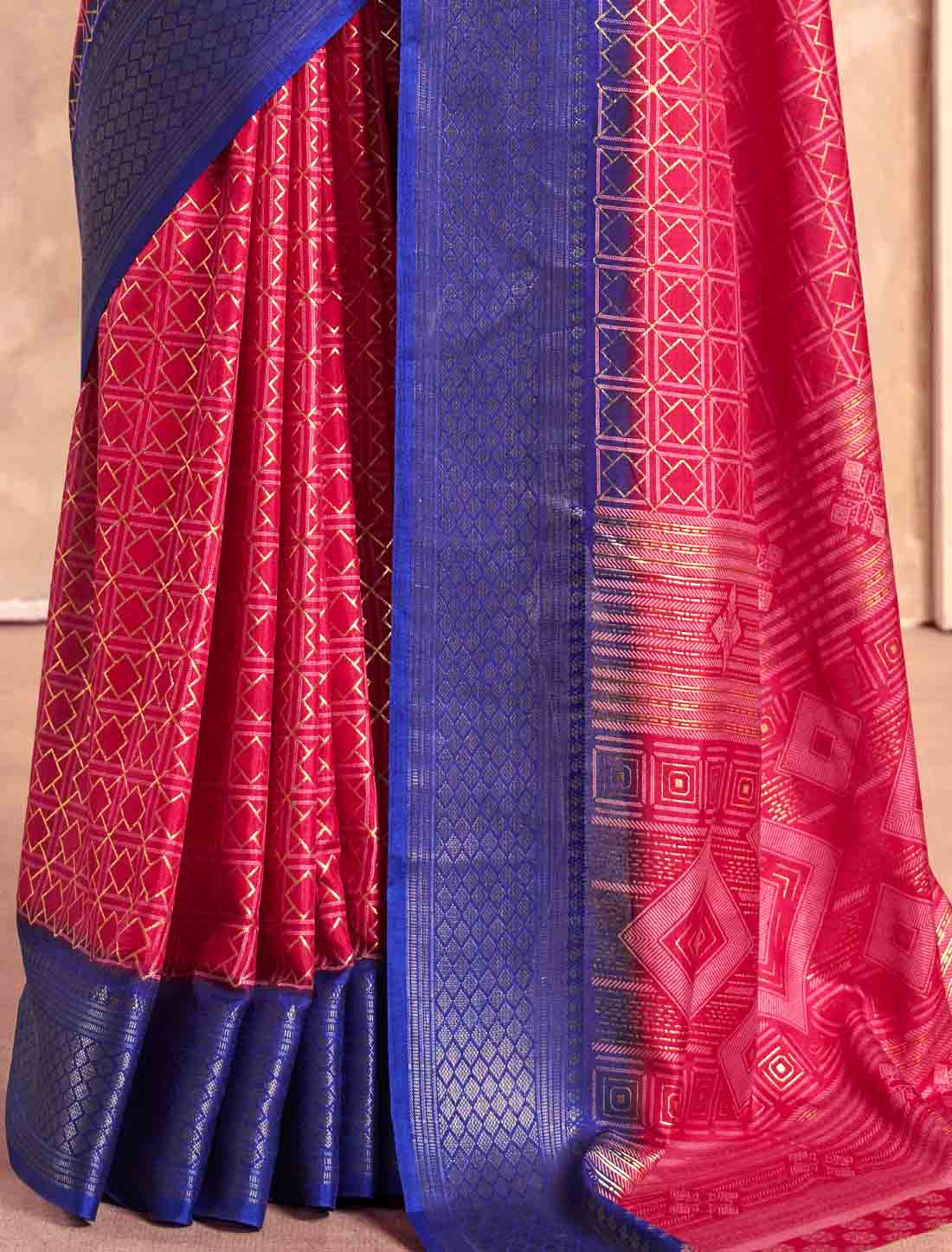 Party Wear Soft Dola With Foil Print Silk Saree