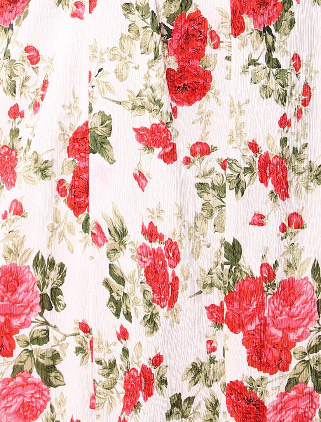 Pink Women’s Floral Midi Dress | One Piece Ethnic Wear