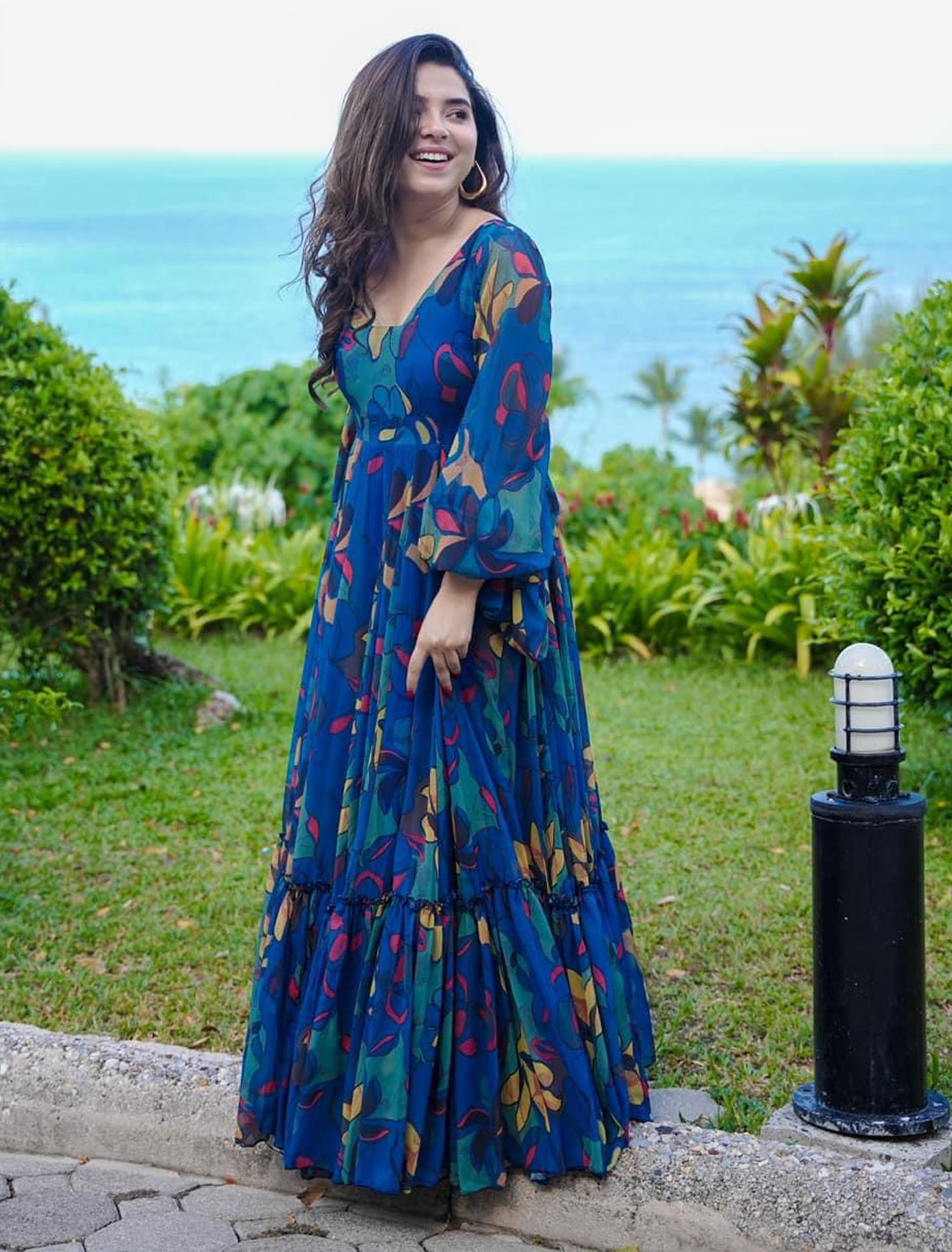 Premium Women Heavy Georgette Printed Gown