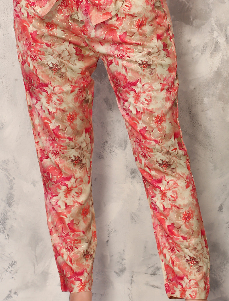 Introducing Rose Gold Premium Rayon Top & Pant Co-ord Sets for Women