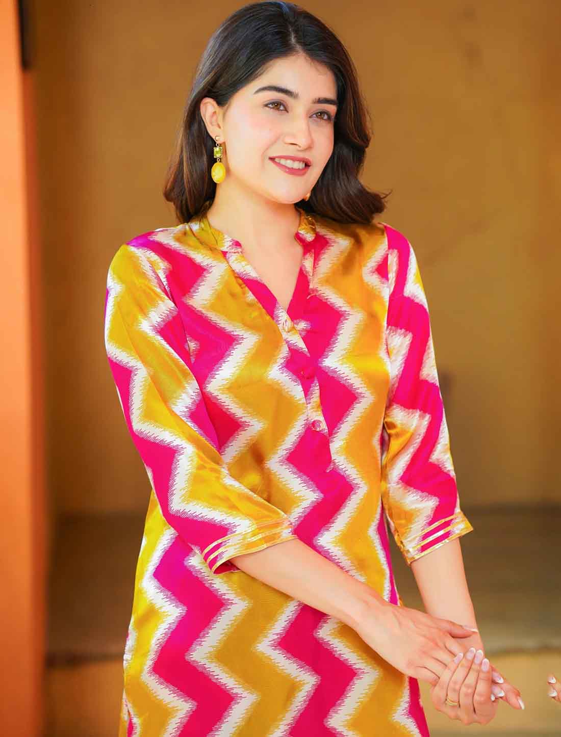 Elevate Pure Muslin With Digital Print Ethinc Kurti Sets