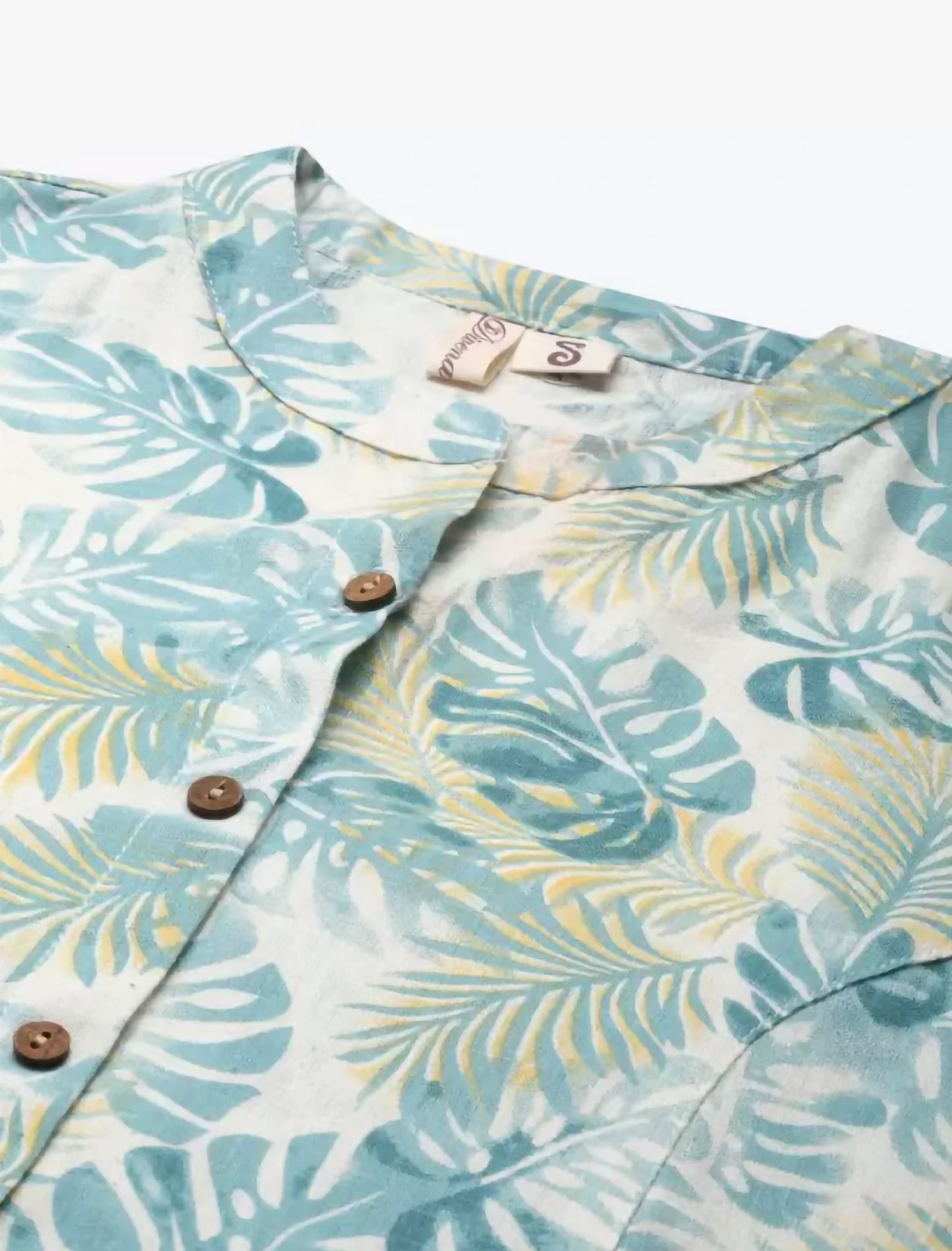 White Floral Printed Ethnic Kurta For Women