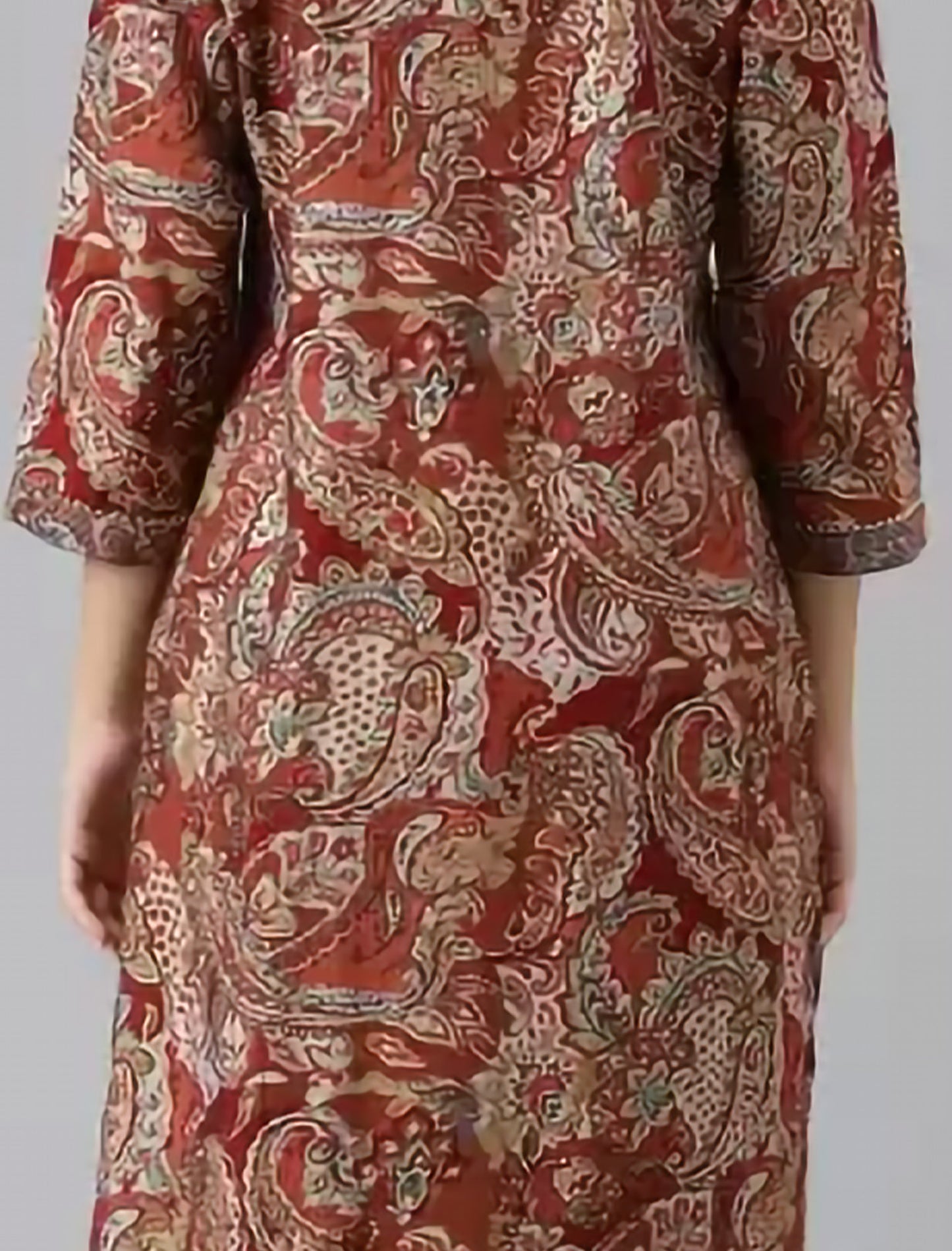 Maroon Ethnic Motifs Printed Divena Kurta For Women