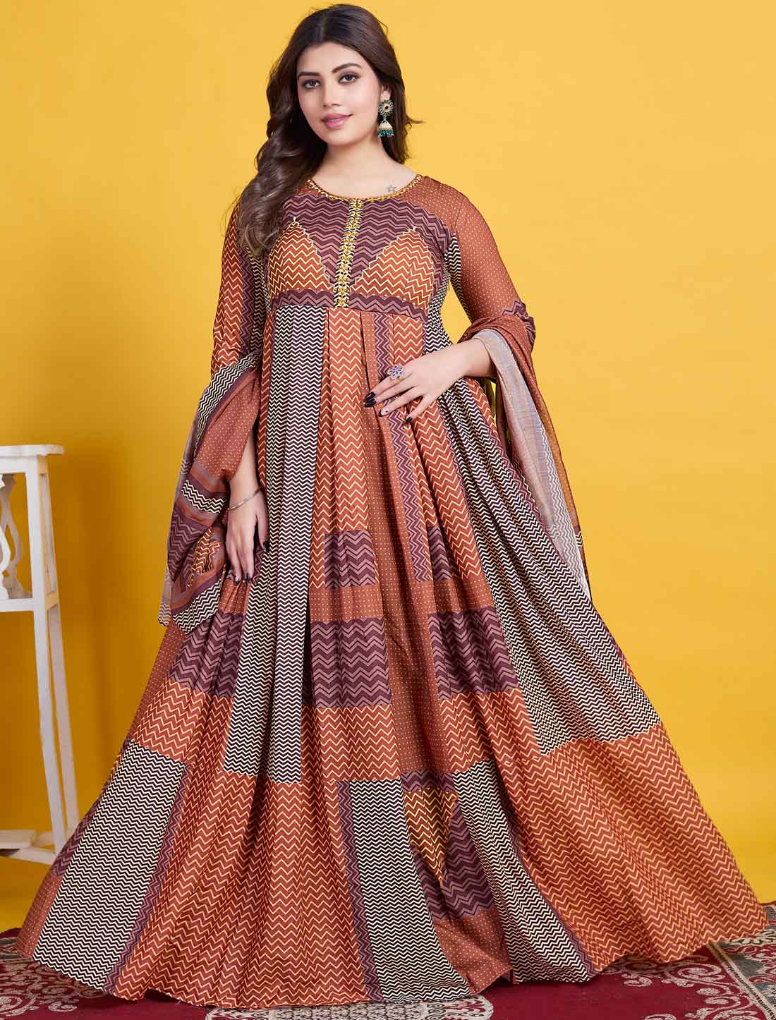 Multi-Color Cotton Elegant And Comfortable Ethnic Salwar Suits