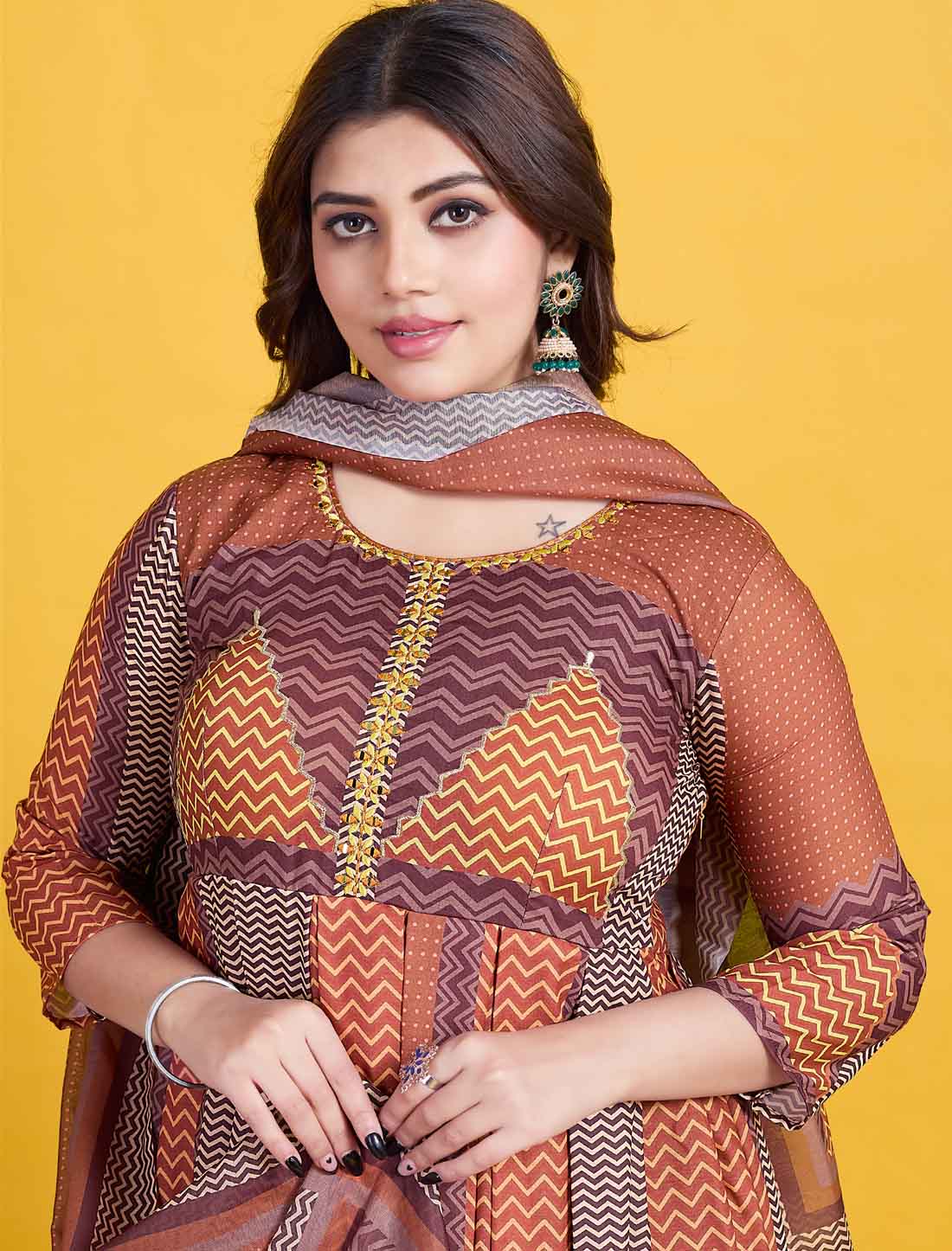 Multi-Color Cotton Elegant And Comfortable Ethnic Salwar Suits