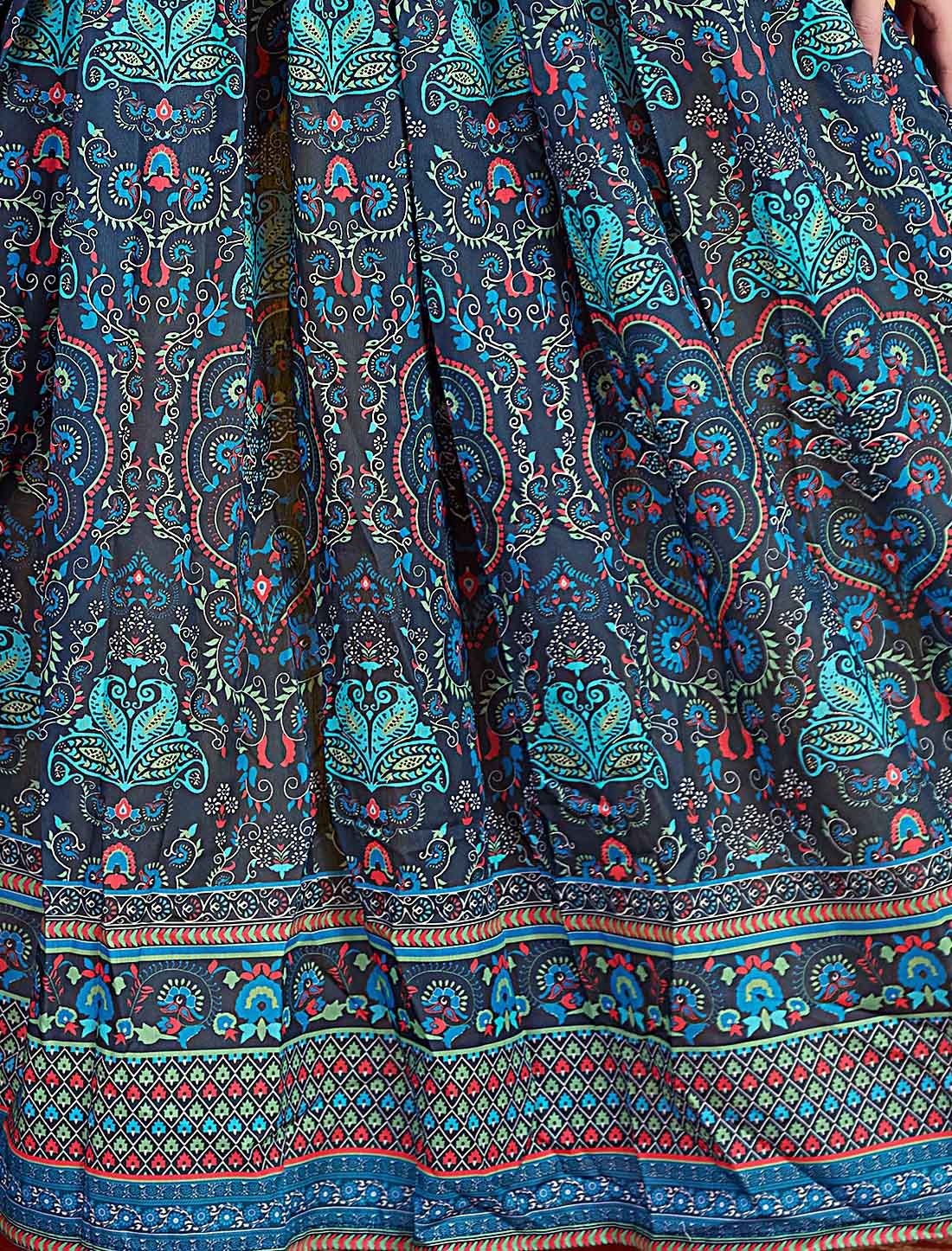 Ethnic Neavy Blue Muslin Elegant And Comfortable Salwar Suits