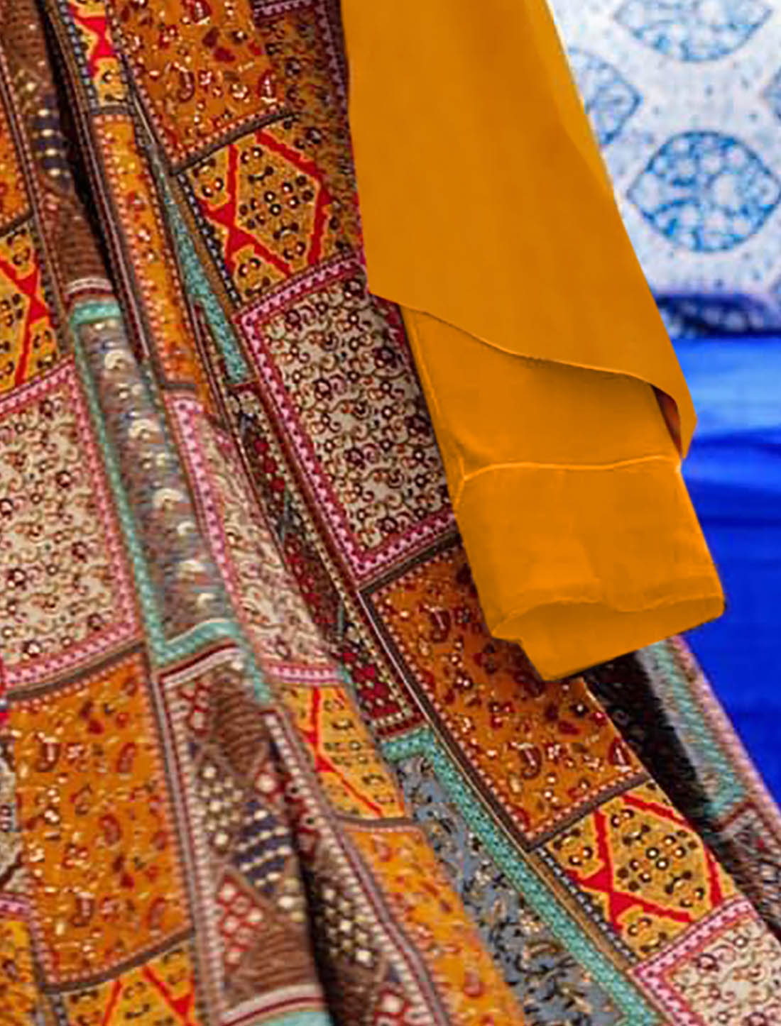 Orange Exquisite Rayon Anarkali Women Gown For Weddng & Party Wear With Dupatta