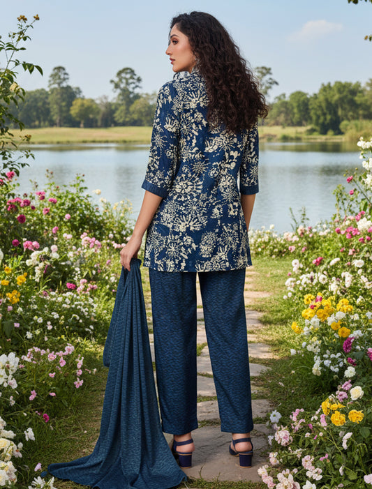 Modern Ethnic Wear for Women β Silky Crepe Coord Set