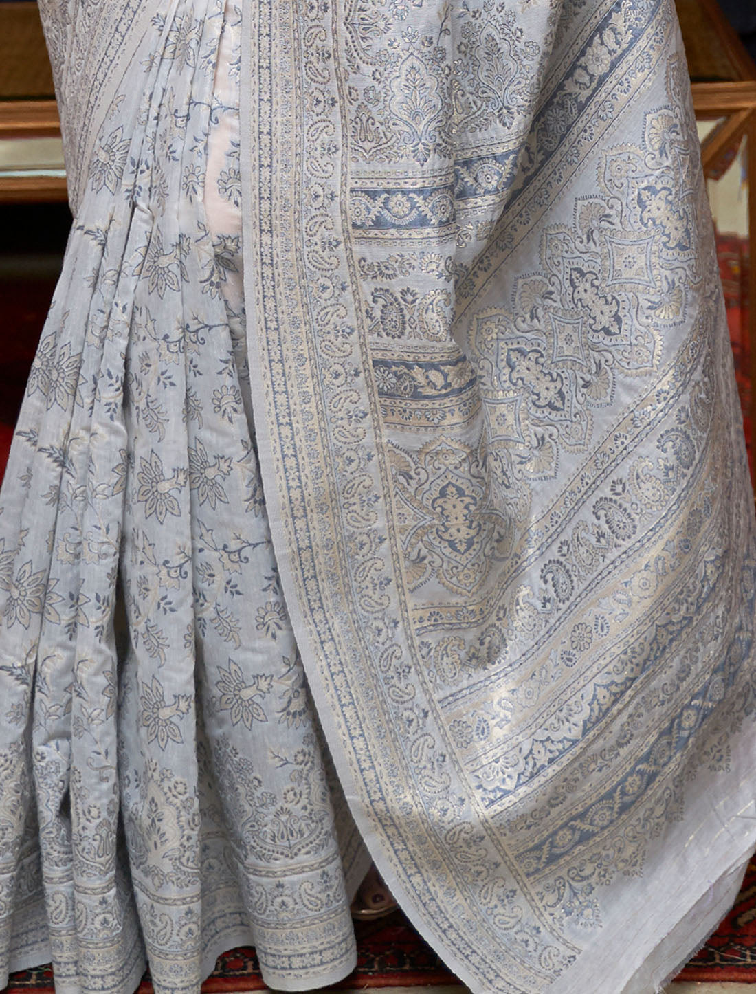 Silk Handloom Weaving Wedding Saree For Women