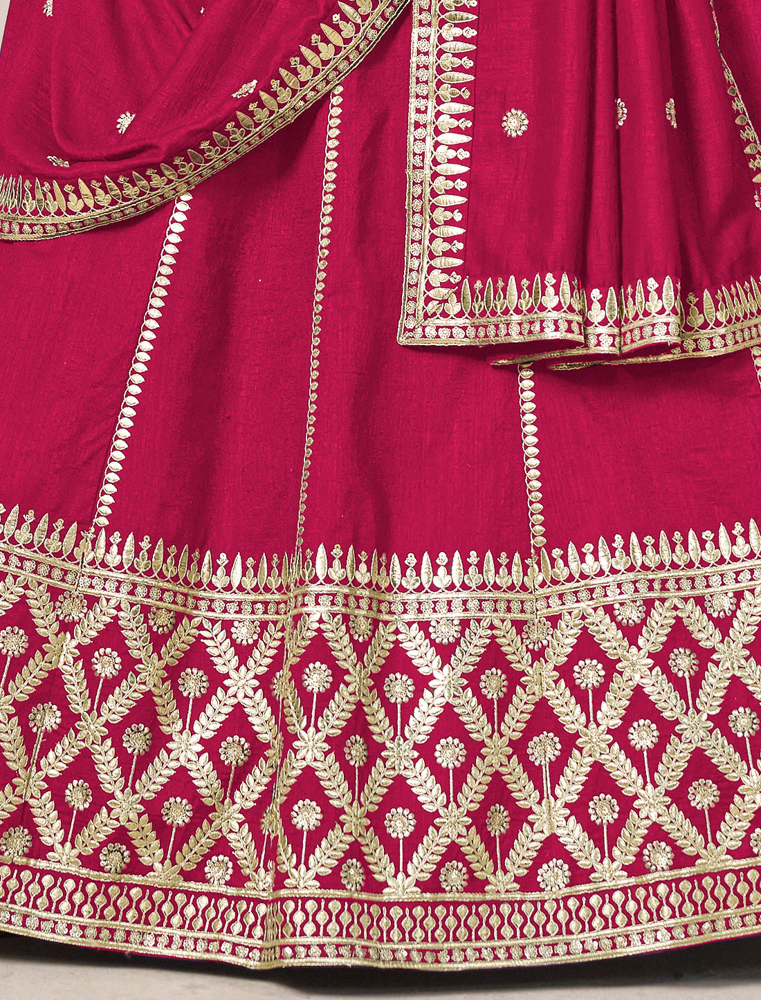 Rani Ethnic Wedding Art Silk Lehenga Choli