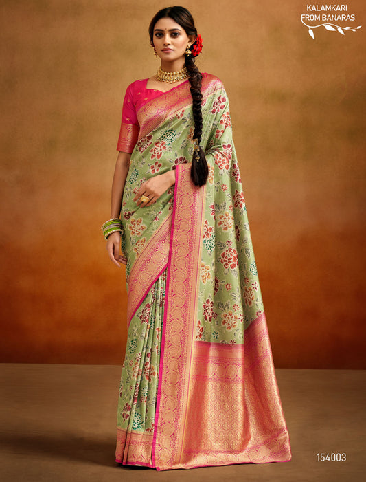Regal Charm Soft Handloom Banarasi Silk Saree Collection