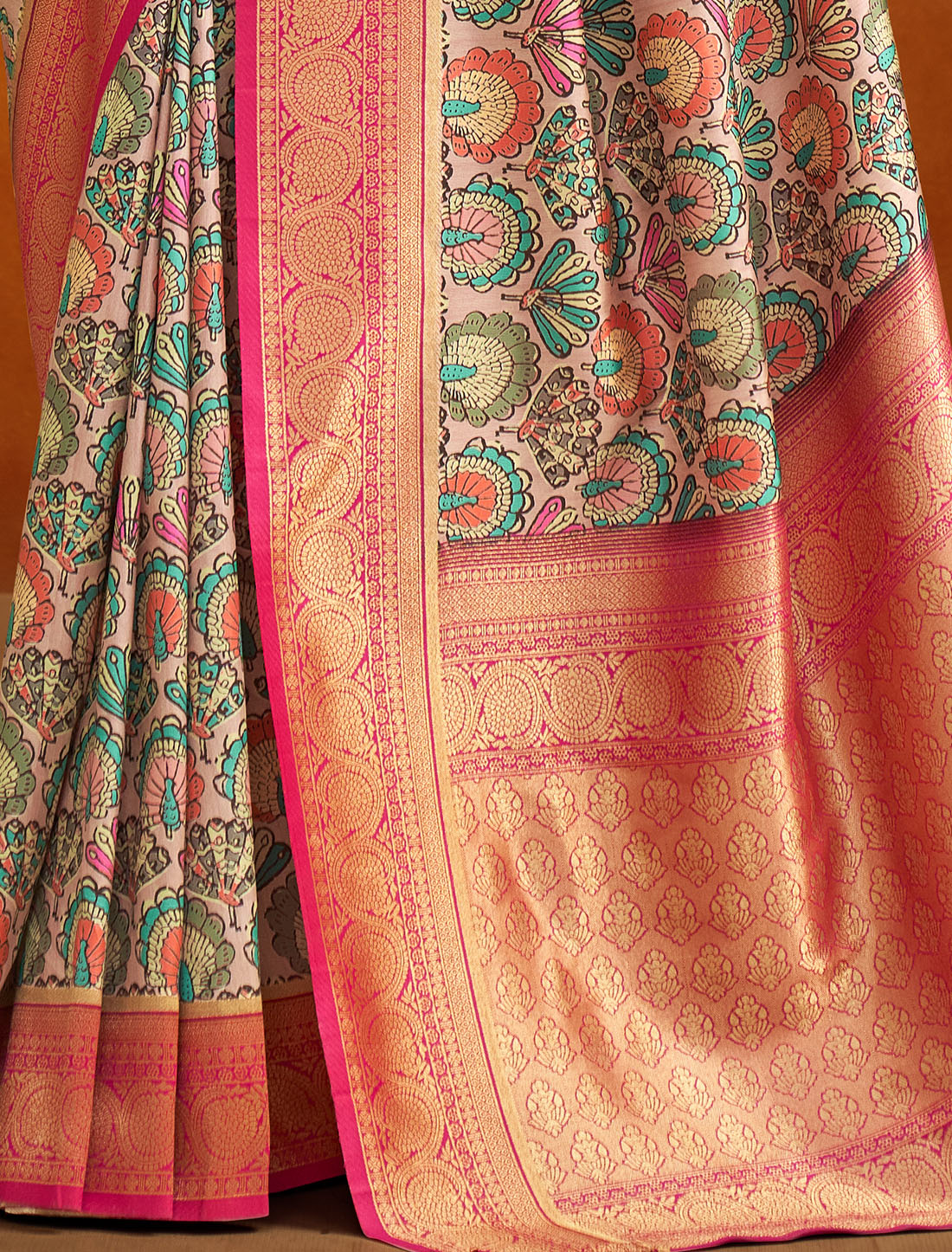 Majestic Grace Soft Handloom Banarasi Silk Saree
