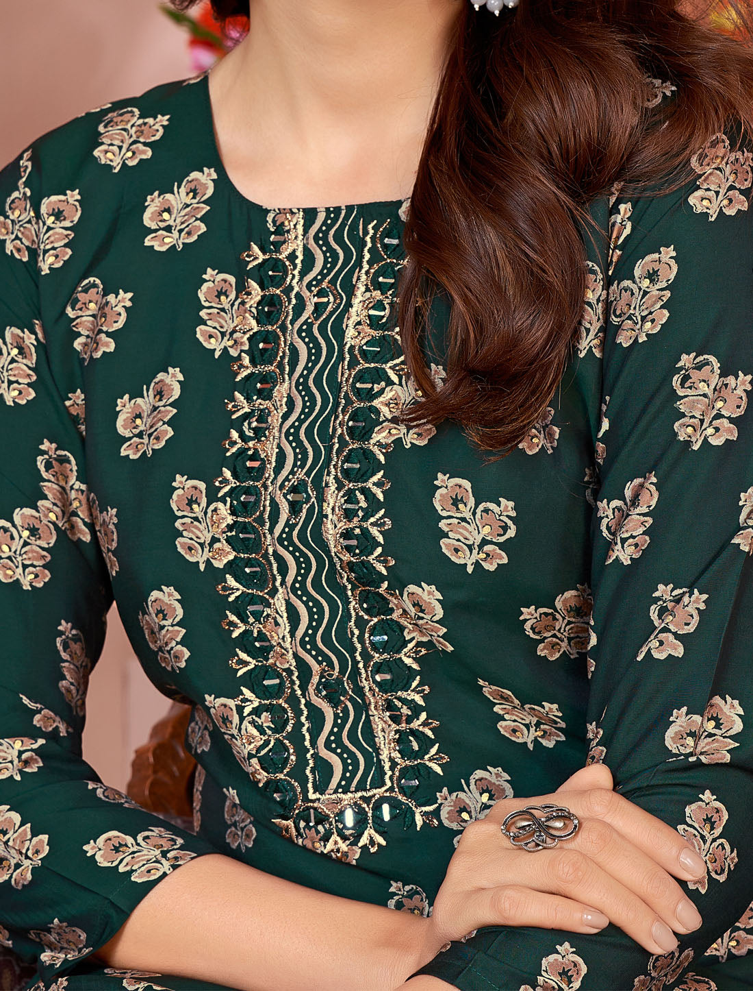 Step into Luxury: Premium Royal Silk Kurtis & Pants - Exclusively from BeFashionate