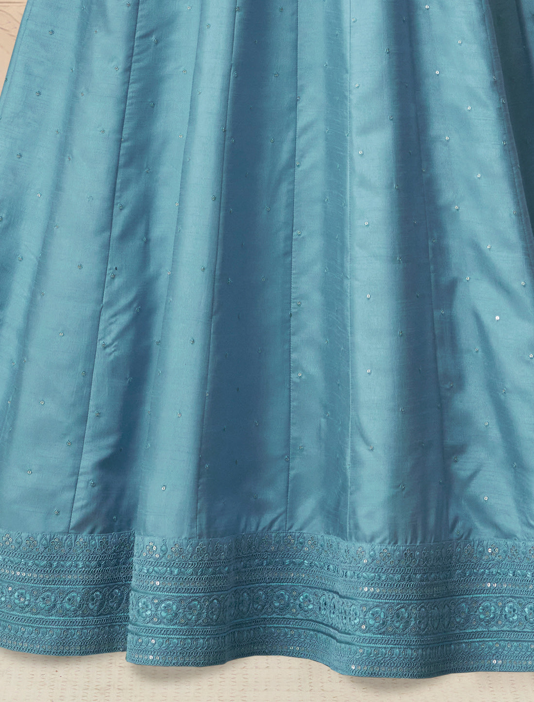 Blue Premium Silk Free Size Designer Party Wear Gown For Women