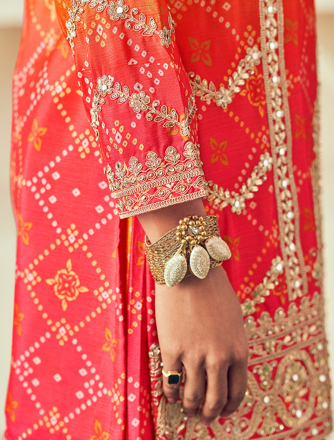 Elegant Chinon Embroidered Plazo Suit for Women – Premium Ethnic Wear