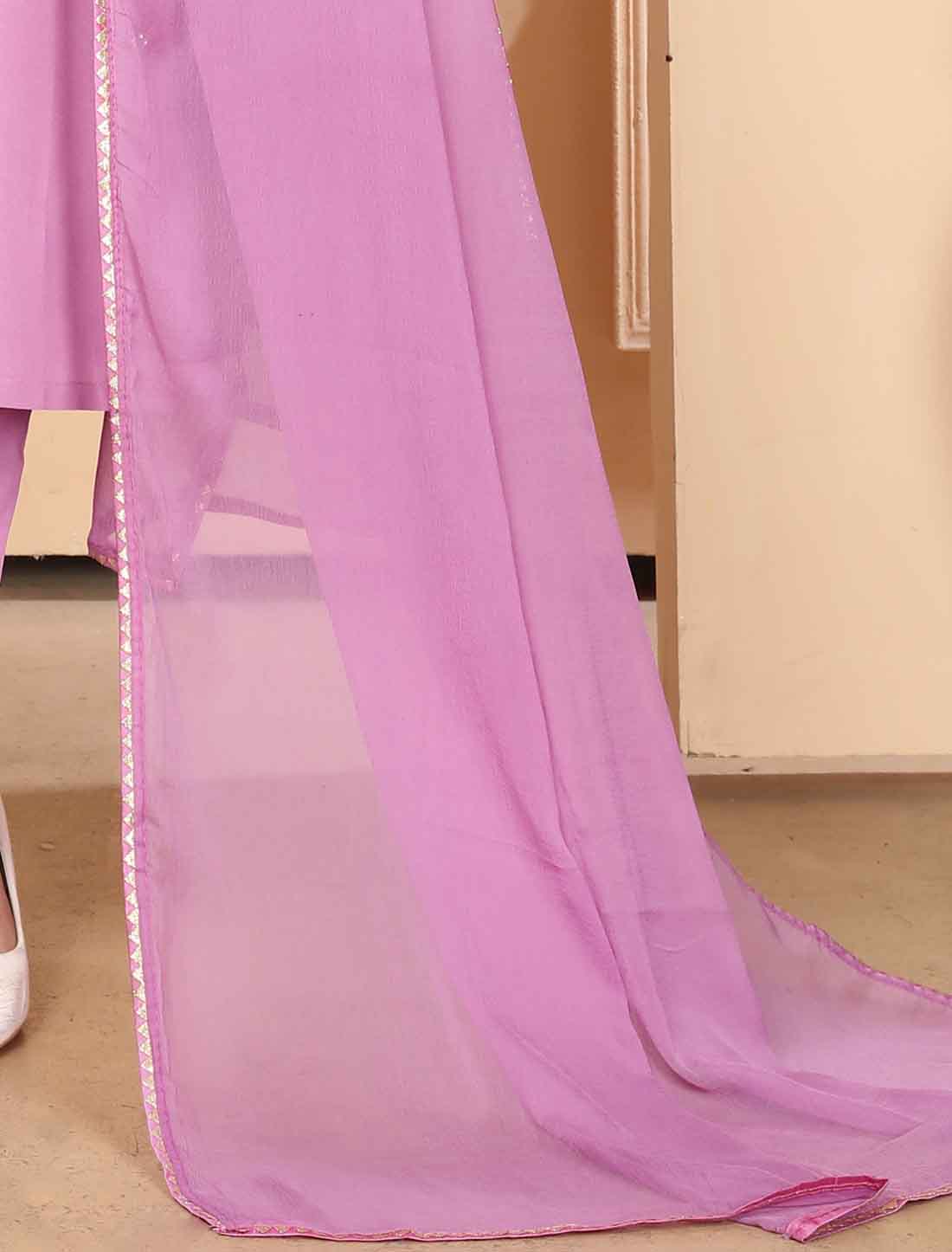 Heavy Pink Embroidery Premium Rayon Ethnic Kurta Sets Collection