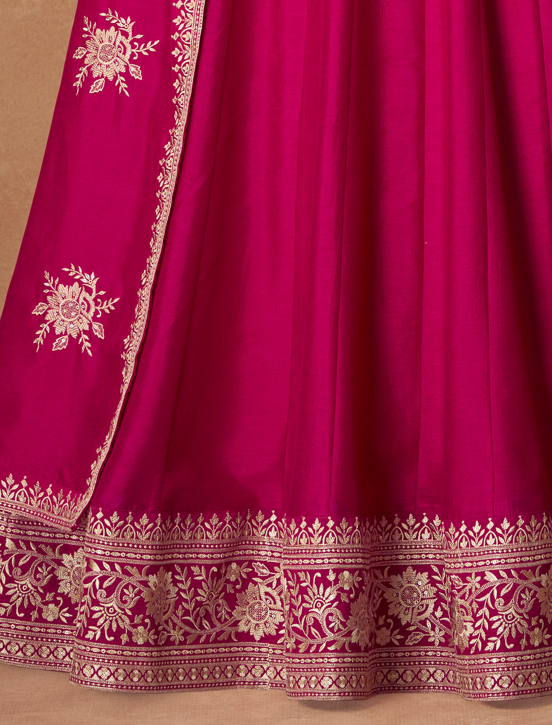 Rani Free Size Silk Designer Party Wear Gown For Women