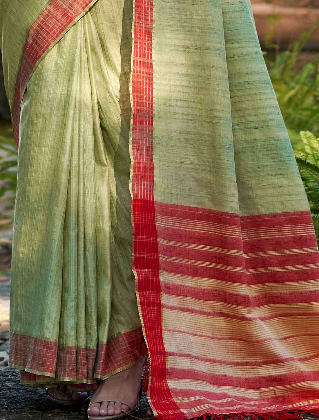 Ethnic Katan Pure Handloom Festive Wear Printed Saree