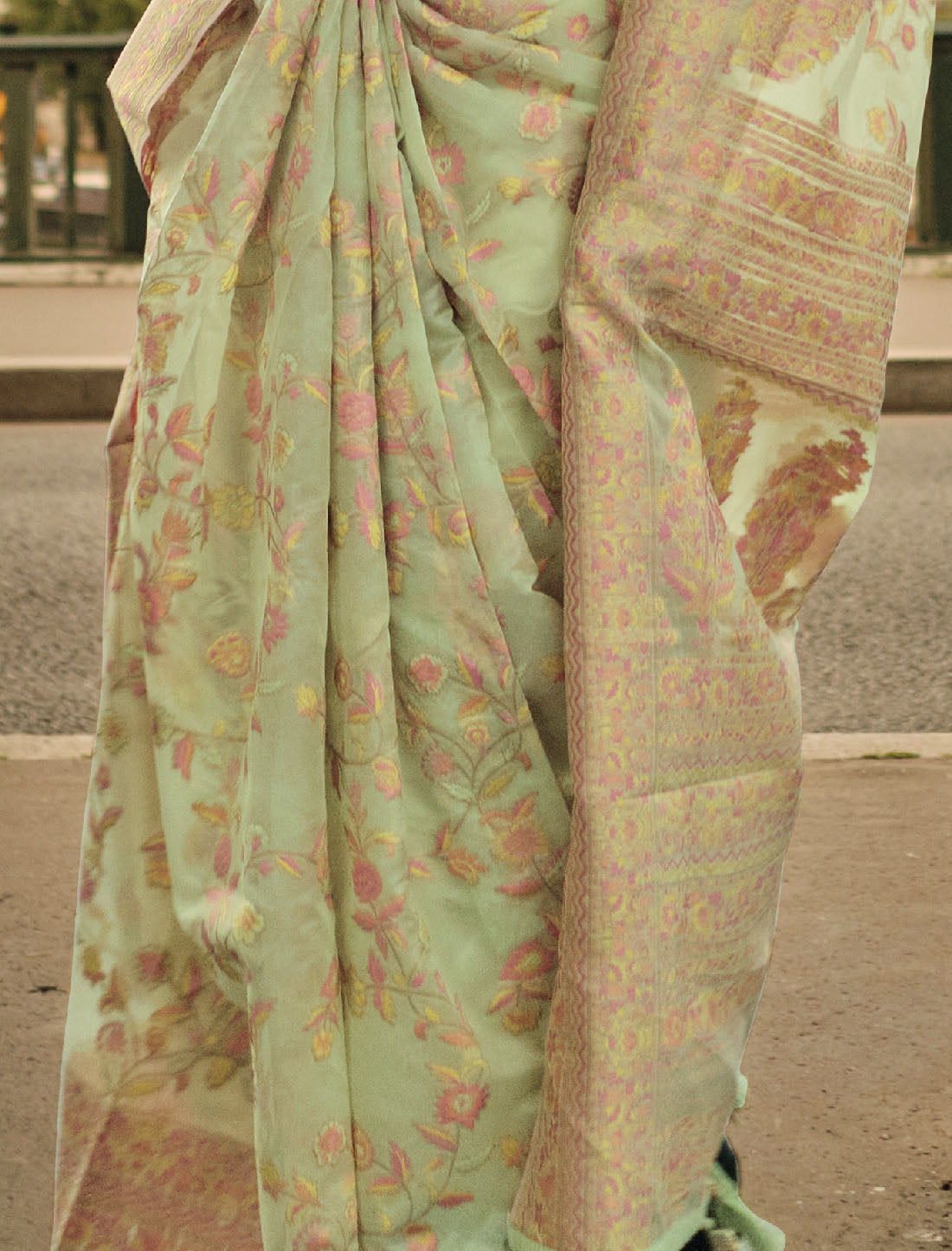 Elevate With Satin Crepe Fancy Saree For Women