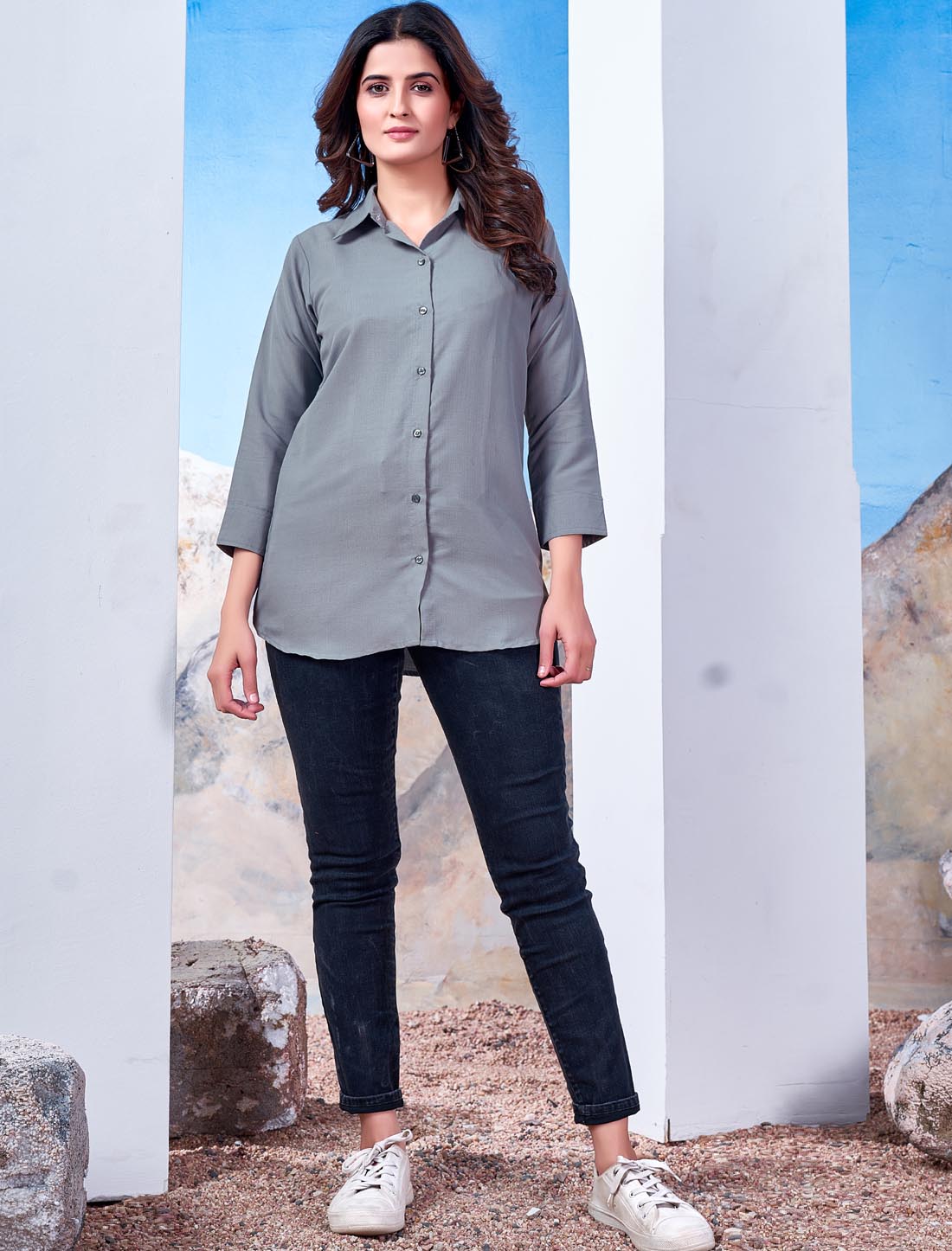 Sophisticated Maaza Cotton Charm Top For Women