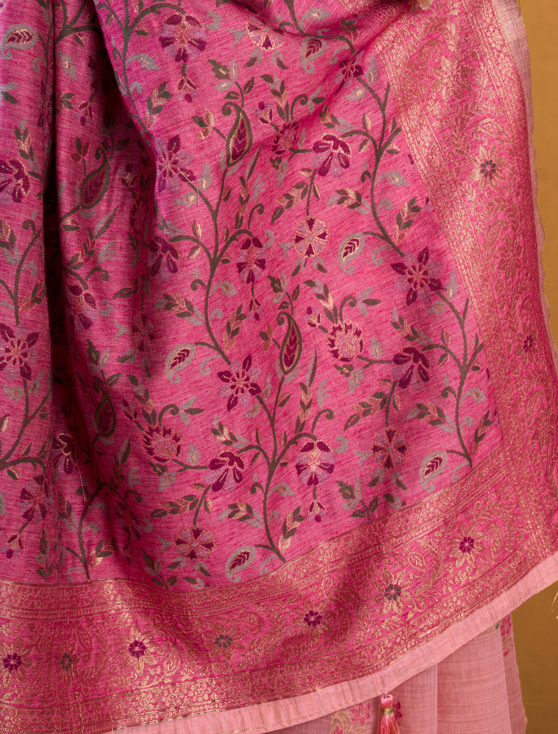 Roseberry Spun Cotton Party Wear Designer Saree For Women