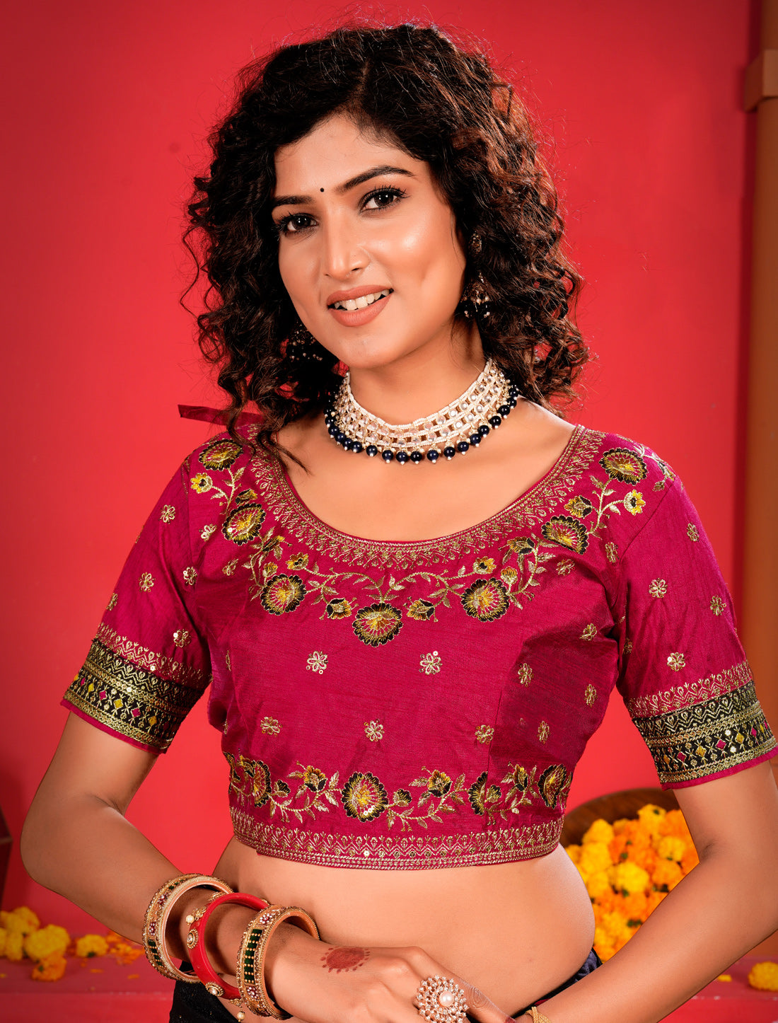 Black Equisite Ethnic Designer Saree Heavy Border For Women