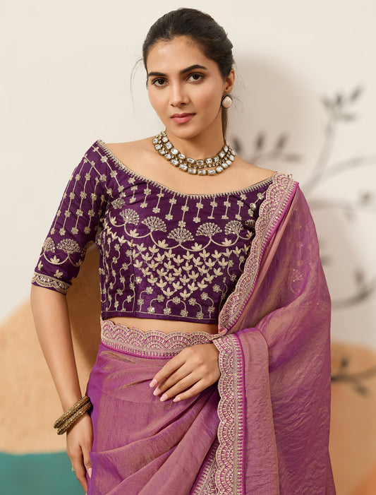 Designer Wedding Saree for Women – Party Wear