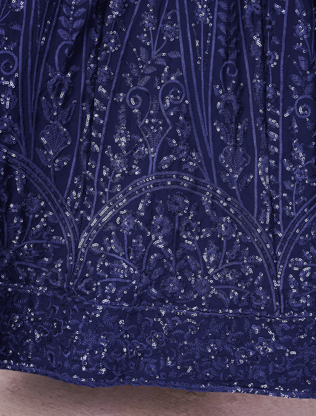 Blue Designer Ethnic Lehenga Choli with Zari Embroidery