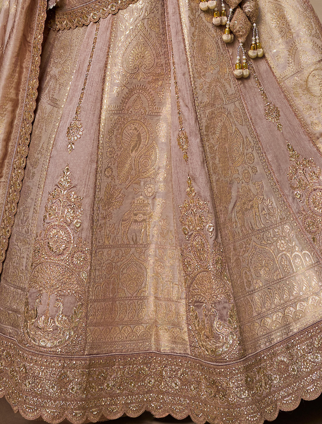 Banasari Silk With Hevay Embroidery Sequince Work Ethnic Lehenga Choli