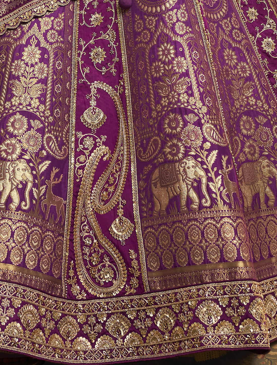 Banasari Silk With Hevay Embroidery Sequince Work Ethnic Lehenga Choli