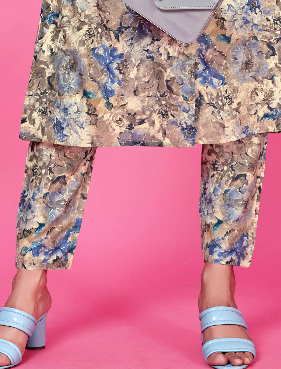 Yellow Blue Stylish Premium Rayon Export Quality Co-ord Sets For Women