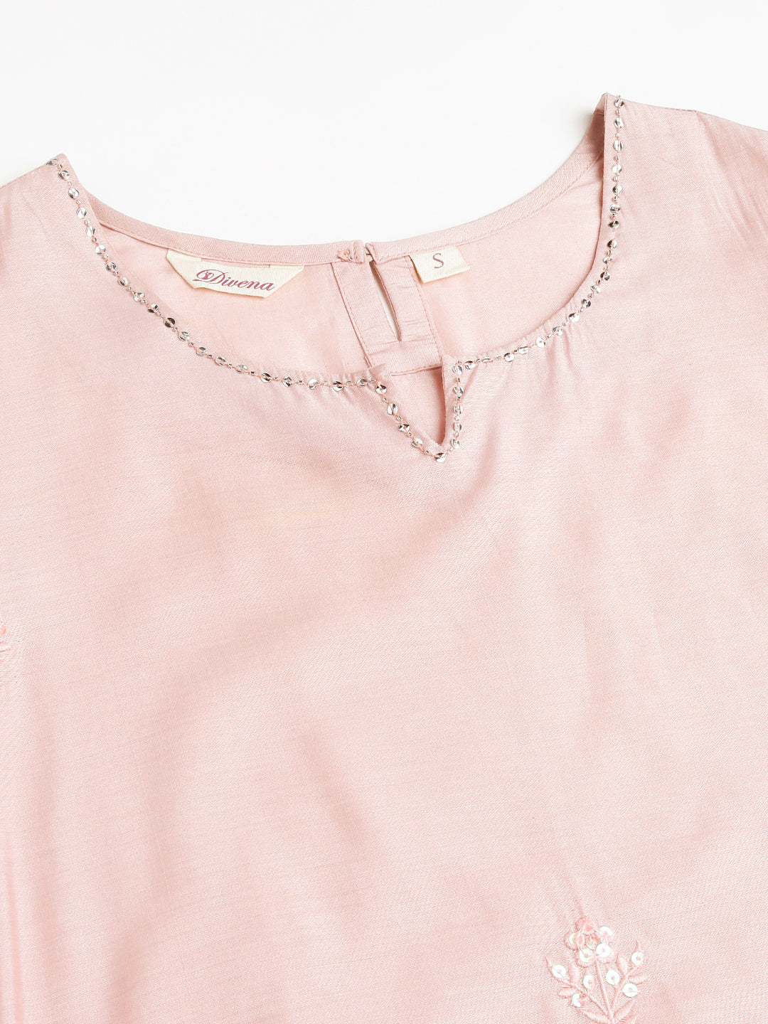 Divena Solid Chanderi Kurta with Inner,Trouser Inner & Dupatta Set