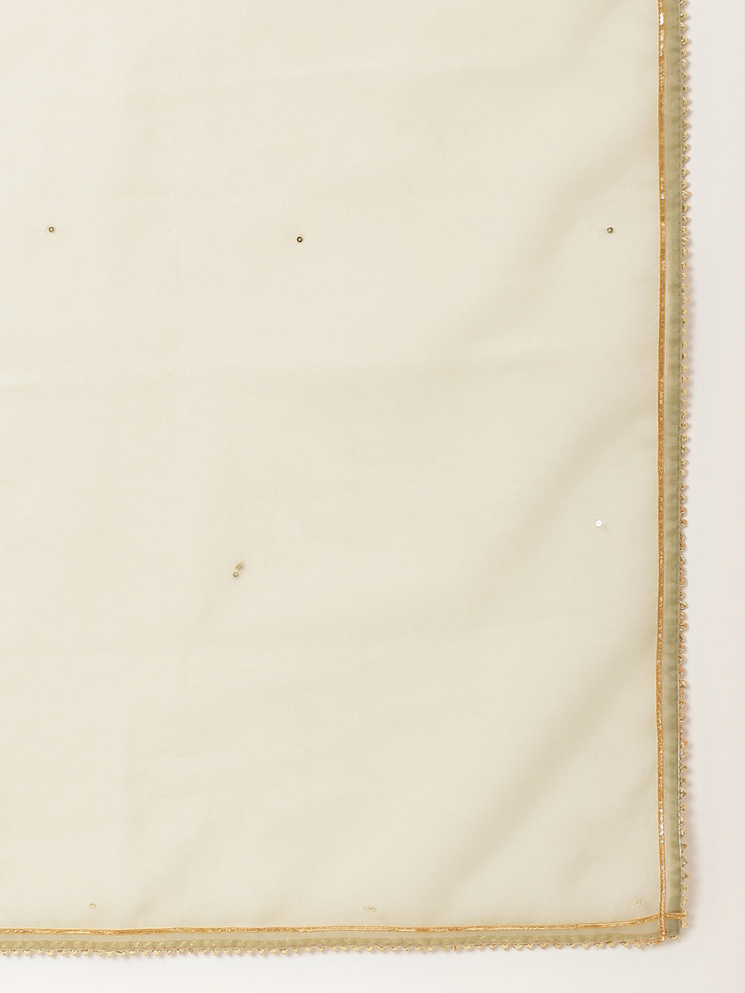 Green Embroidered Chanderi Kurta Set With Trouser & Dupatta For Women
