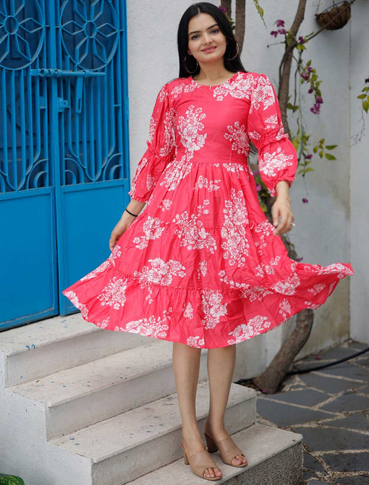Pure Muslin Digital Print With Inner Westren Dress