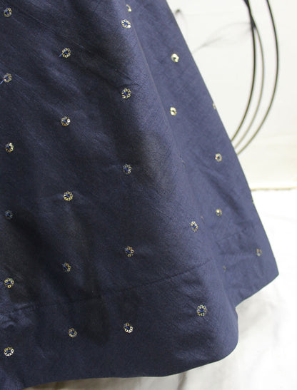 Blue Women Anarkali Ethnic Party Wear Wedding Gown
