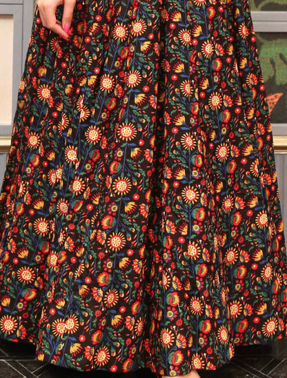 Hevay Crepe With Pure Cotton Westren Style Long Gown