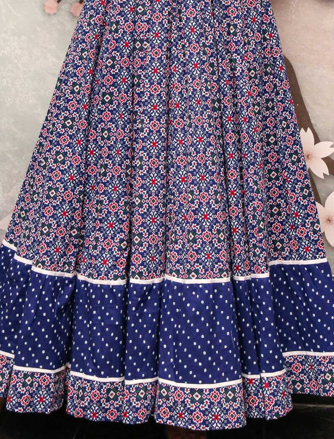 Westren Style Pure Cotton With Hevay Crepe Long Gown