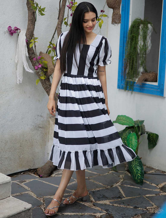 Ethnic Faux Georgette With Cotton Inner Digital Print Gown