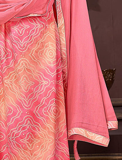 Handcrafted Rayon Ethnic Kurta Set For Women With Pant Najmin Dupatta