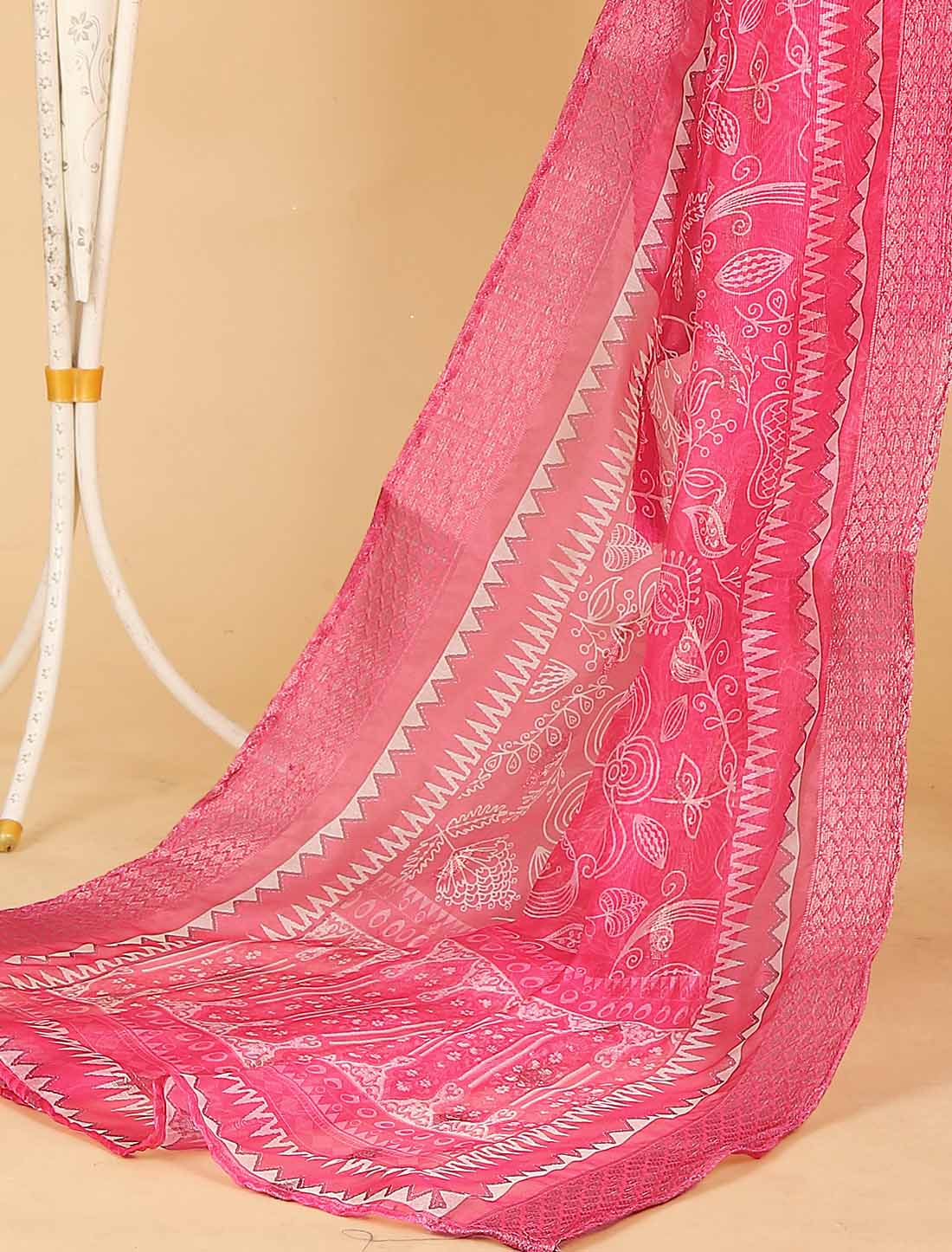 Pink Ethnic Premium Rayon Export Quality Hand Work Kurta Sets